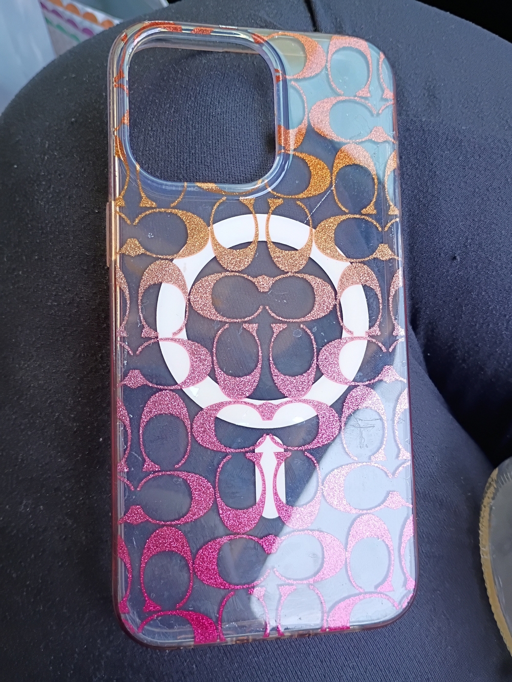 Coach Glitter iPhone Case